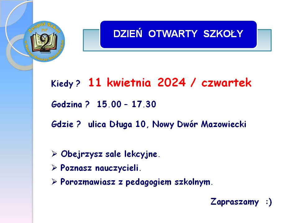 Dzie otwarty 2024