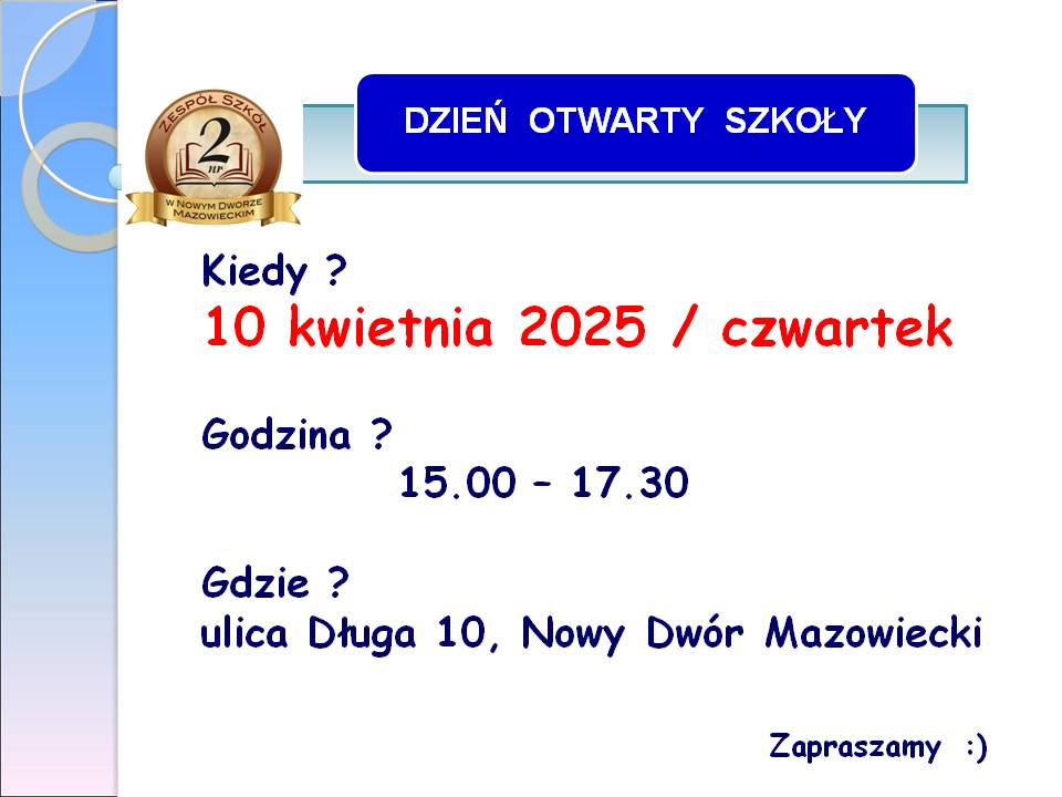 Dzie otwarty 2025