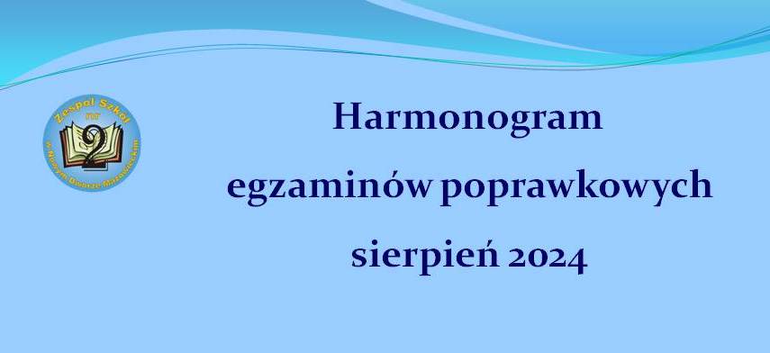 Poprawki 2024 harmonogram